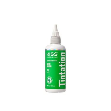 KISS Colors Semi-Permanent Tintation Neon Green – 5 oz - ANNS BEAUTY SUPPLY